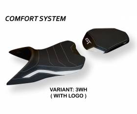 Housse de selle Sumy 1 Comfort System Blanche (WH) T.I. pour KTM 1290 SUPER DUKE GT 2019 > 2022