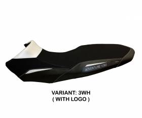Seat saddle cover Davao White (WH) T.I. for KTM 1050 ADVENTURE 2015 > 2016
