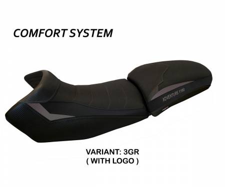 KT119AFC-3GR-1 Seat saddle cover Fasano Comfort System Gray (GR) T.I. for KTM 1190 ADVENTURE 2013 > 2016