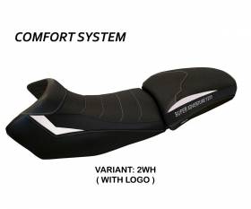 Housse de selle Eden Comfort System Blanche (WH) T.I. pour KTM 1290 SUPER ADVENTURE S/T 2015 > 2020