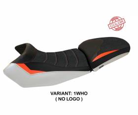 Funda Asiento Eden Special Color Ultragrip Blanco - Naranja (WHO) T.I. para KTM 1290 SUPER ADVENTURE S/T 2015 > 2020