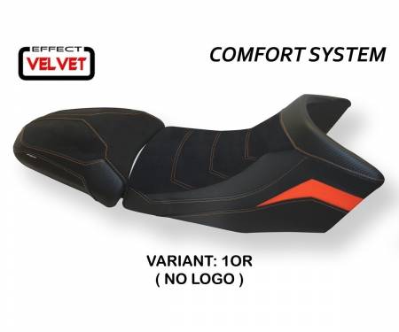 KT129AGVC-1OR-2 Funda Asiento Gaeta Velvet Comfort System Naranja (OR) T.I. para KTM 1290 SUPER ADVENTURE S/T 2015 > 2020
