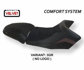 Seat saddle cover Gaeta Velvet Comfort System Gray (GR) T.I. for KTM 1290 SUPER ADVENTURE S/T 2015 > 2020