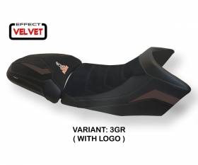 Housse de selle Gaeta Velvet Gris (GR) T.I. pour KTM 1290 SUPER ADVENTURE S/T 2015 > 2020