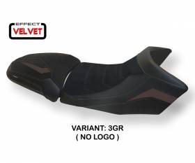 Seat saddle cover Gaeta Velvet Gray (GR) T.I. for KTM 1290 SUPER ADVENTURE S/T 2015 > 2020