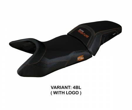 KT129ASL-4BL-1 Seat saddle cover Lumiar Black (BL) T.I. for KTM 1290 SUPER ADVENTURE S/T 2021 > 2022