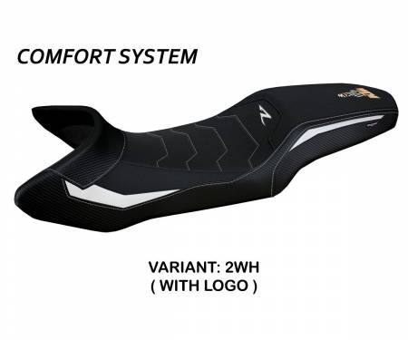 KT129SRE-2WH-1 Housse de selle Erice Comfort System Blanche (WH) T.I. pour KTM 1290 SUPER ADVENTURE R 2021 > 2022