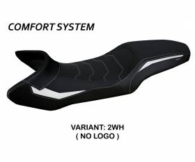 Seat saddle cover Erice Comfort System White (WH) T.I. for KTM 1290 SUPER ADVENTURE R 2021 > 2022
