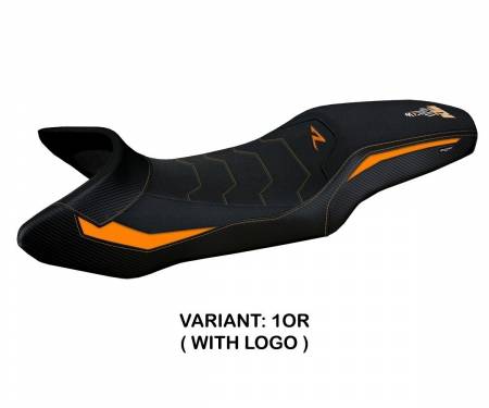 KT129SRN-1OR-1 Seat saddle cover Nubia Ultragrip Orange (OR) T.I. for KTM 1290 SUPER ADVENTURE R 2021 > 2022