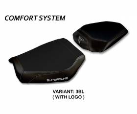 Housse de selle Gaya Comfort System Noir (BL) T.I. pour KTM 1290 SUPER DUKE R 2020 > 2022