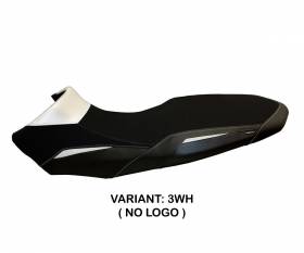 Seat saddle cover Sassuolo 2 White (WH) T.I. for KTM 1090 ADVENTURE R 2017 > 2019
