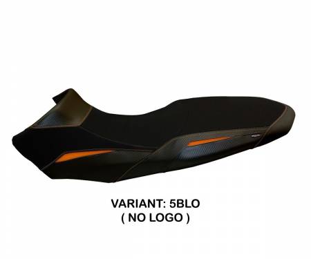 KT19ADS2-5BLO-7 Seat saddle cover Sassuolo 2 Black - Orange (BLO) T.I. for KTM 1090 ADVENTURE R 2017 > 2019
