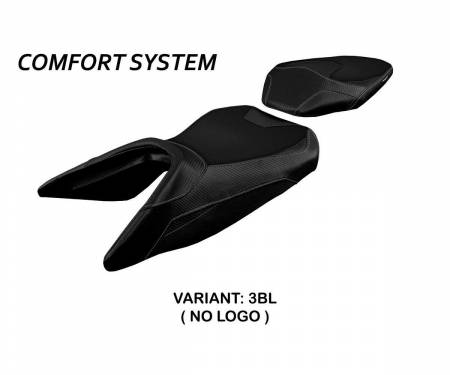 KT39DHC-3BL-2 Seat saddle cover Haiti comfort system Black BL T.I. for KTM 390 Duke 2017 > 2023