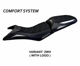 Sattelbezug Sitzbezug Milo Comfort System Weiss (WH) T.I. fur KTM 790 ADVENTURE S 2019 > 2020