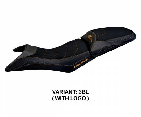 KT89AGU-3BL-1 Seat saddle cover Gelso Ultragrip Black (BL) T.I. for KTM 890 ADVENTURE 2021 > 2022