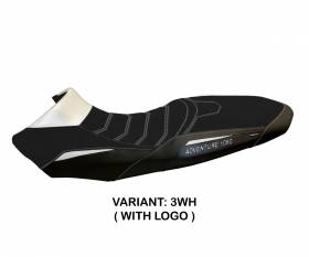 Seat saddle cover Sassuolo 2 Ultragrip White (WH) T.I. for KTM 1090 ADVENTURE R 2017 > 2019