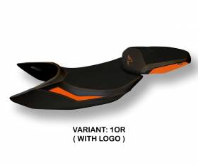 Housse de selle Darius 3 Orange (OR) T.I. pour KTM 1290 SUPER DUKE R 2014 > 2019
