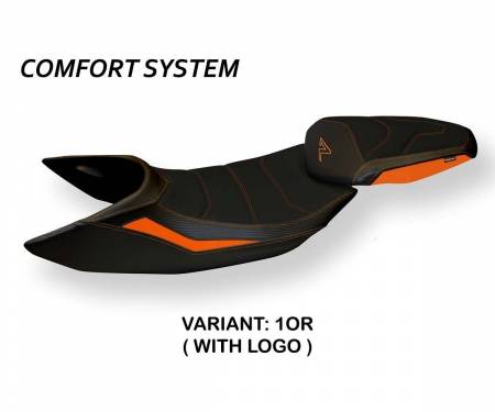 KTDKRJ3C-1OR-3 Housse de selle Janna 3 Comfort System Orange (OR) T.I. pour KTM 1290 SUPER DUKE R 2014 > 2019