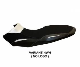 Seat saddle cover Lancy 2 White (WH) T.I. for KTM 1290 SUPER ADVENTURE R 2017 > 2020