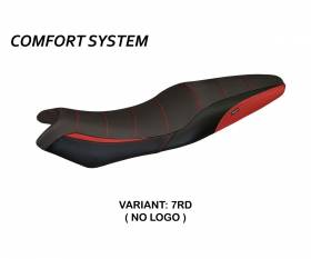 Seat saddle cover Londra 1 Comfort System Red (RD) T.I. for KAWASAKI ER-6N / F 2005 > 2011