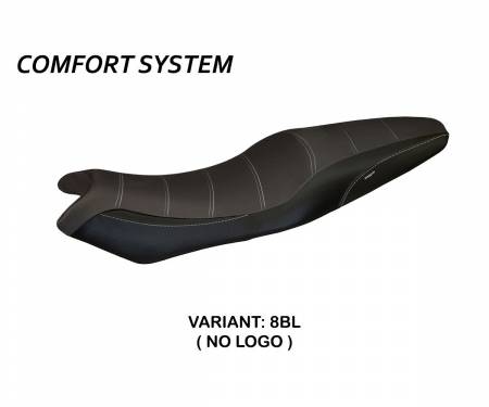 KWE51L1C-8BL-4 Seat saddle cover Londra 1 Comfort System Black (BL) T.I. for KAWASAKI ER-6N / F 2005 > 2011