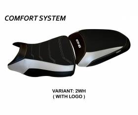 Rivestimento sella Dayton 1 Comfort System Bianco (WH) T.I. per KAWASAKI ER-6N / F 2012 > 2016