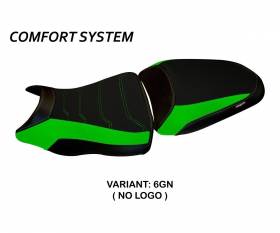 Housse de selle Dayton 1 Comfort System Vert (GN) T.I. pour KAWASAKI ER-6N / F 2012 > 2016