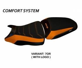 Housse de selle Dayton 1 Comfort System Orange (OR) T.I. pour KAWASAKI ER-6N / F 2012 > 2016