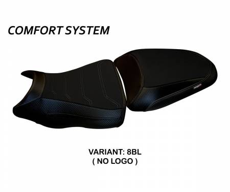 KWE6D1-8BL-4 Seat saddle cover Dayton 1 Comfort System Black (BL) T.I. for KAWASAKI ER-6N / F 2012 > 2016