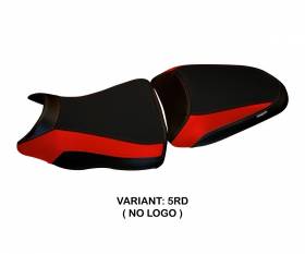 Seat saddle cover Leeds 1 Red (RD) T.I. for KAWASAKI ER-6N / F 2012 > 2016