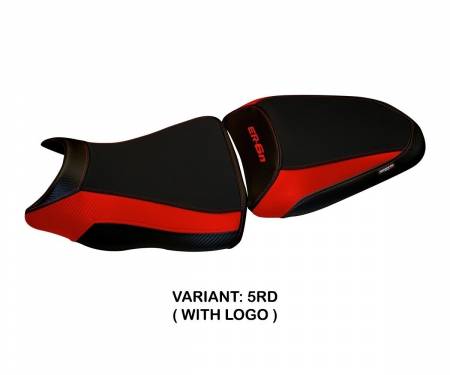 KWE6L1-5RD-5 Seat saddle cover Leeds 1 Red (RD) T.I. for KAWASAKI ER-6N / F 2012 > 2016
