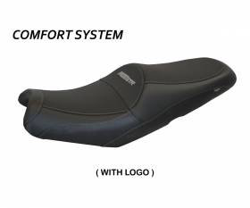Seat saddle cover Luena Comfort System Black (BL) T.I. for KAWASAKI GTR 1400 2007 > 2016
