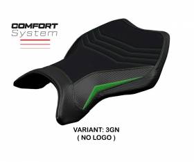 Housse de selle MadMax Comfort System Vert GN T.I. pour Kawasaki Ninja H2 R 2015 > 2023