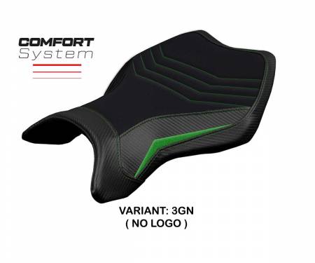 KWH2RMC-3GN-2 Seat saddle cover MadMax Comfort System Green GN T.I. for Kawasaki Ninja H2 R 2015 > 2023