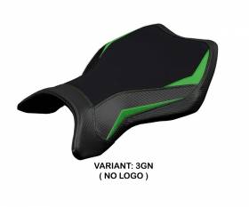 Seat saddle cover MadMax Green GN T.I. for Kawasaki Ninja H2 R 2015 > 2023