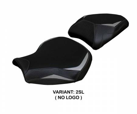 KWH2SXM-2SL-2 Seat saddle cover Moniz Silver SL T.I. for Kawasaki Ninja H2 1000 SX 2018 > 2023