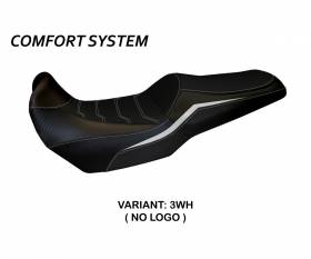 Housse de selle Elvas Comfort System Blanche (WH) T.I. pour KAWASAKI VERSYS 1000 2019 > 2022