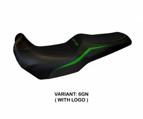 Seat saddle cover Elvas Green (GN) T.I. for KAWASAKI VERSYS 1000 2019 > 2022
