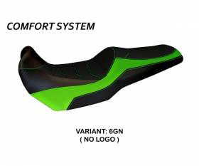 Seat saddle cover Malay 1 Comfort System Green (GN) T.I. for KAWASAKI VERSYS 1000 2019 > 2022