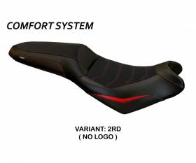 Seat saddle cover Nasir Comfort System Red (RD) T.I. for KAWASAKI VERSYS 650 2007 > 2022