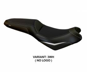 Seat saddle cover Nasir White (WH) T.I. for KAWASAKI VERSYS 650 2007 > 2022