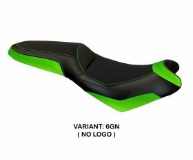 Seat saddle cover Elba 2 Green (GN) T.I. for KAWASAKI VERSYS 650 2007 > 2022