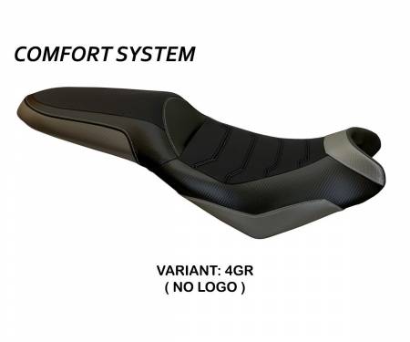 KWV6EC2-4GR-4 Seat saddle cover Elba 2 Comfort System Gray (GR) T.I. for KAWASAKI VERSYS 650 2007 > 2022
