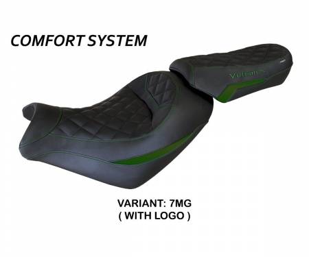 KWVOLTC-7MG-1 Seat saddle cover Taipei Comfort System Green Military (MG) T.I. for KAWASAKI VULCAN 2014 > 2022