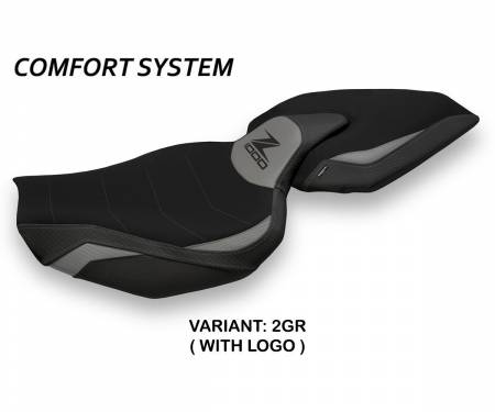 KWZ14E1-3GR-1 Seat saddle cover Ellos 1 Comfort System Gray (GR) T.I. for KAWASAKI Z 1000 2014 > 2020