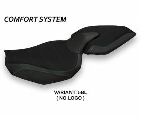 Housse de selle Ellos 1 Comfort System Noir (BL) T.I. pour KAWASAKI Z 1000 2014 > 2020