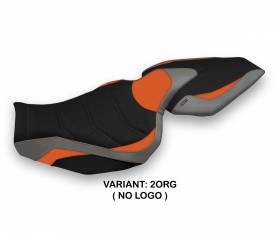 Seat saddle cover Hedemora Special Color Ultragrip Orange - Gray (ORG) T.I. for KAWASAKI Z 1000 2014 > 2020