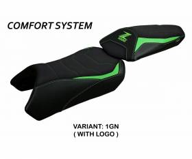 Housse de selle Arusha Comfort System Vert (GN) T.I. pour KAWASAKI NINJA Z 1000 SX 2021