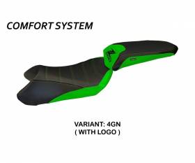 Rivestimento sella Cosenza 1 Comfort System Verde (GN) T.I. per KAWASAKI NINJA Z 1000 SX 2011 > 2016