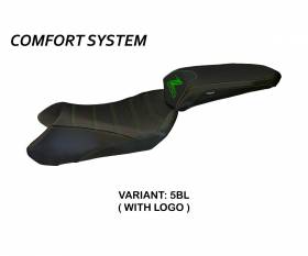 Housse de selle Madison 1 Comfort System Noir (BL) T.I. pour KAWASAKI NINJA Z 1000 SX 2017 > 2020